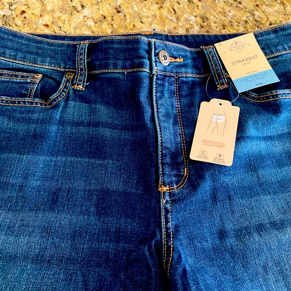 St. John's Bay Jeans New Wtags St Johns Bay Womens Straight Leg